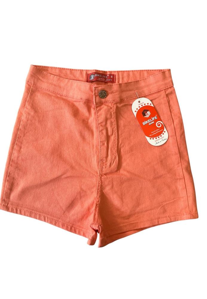 Blugi scurți damă de vară – elastici, mulați, cu buzunare la spate, Corai,Engros